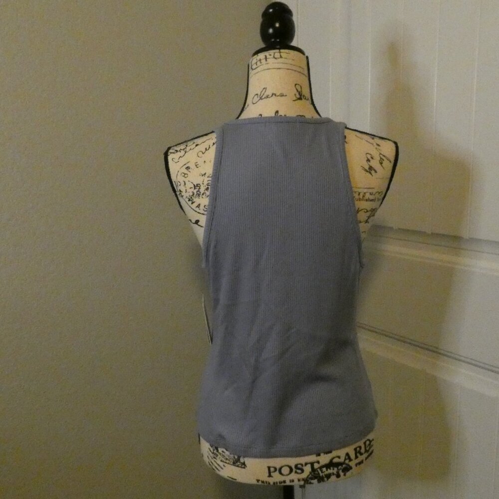 Beyond Yoga Lavender Ribbed Racerback Tank Top - Picture 4 of 5